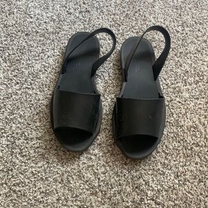 Zara Black Sandals